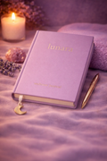 Lunara Sleep Journal guided notebook for evening reflection and better sleep habits