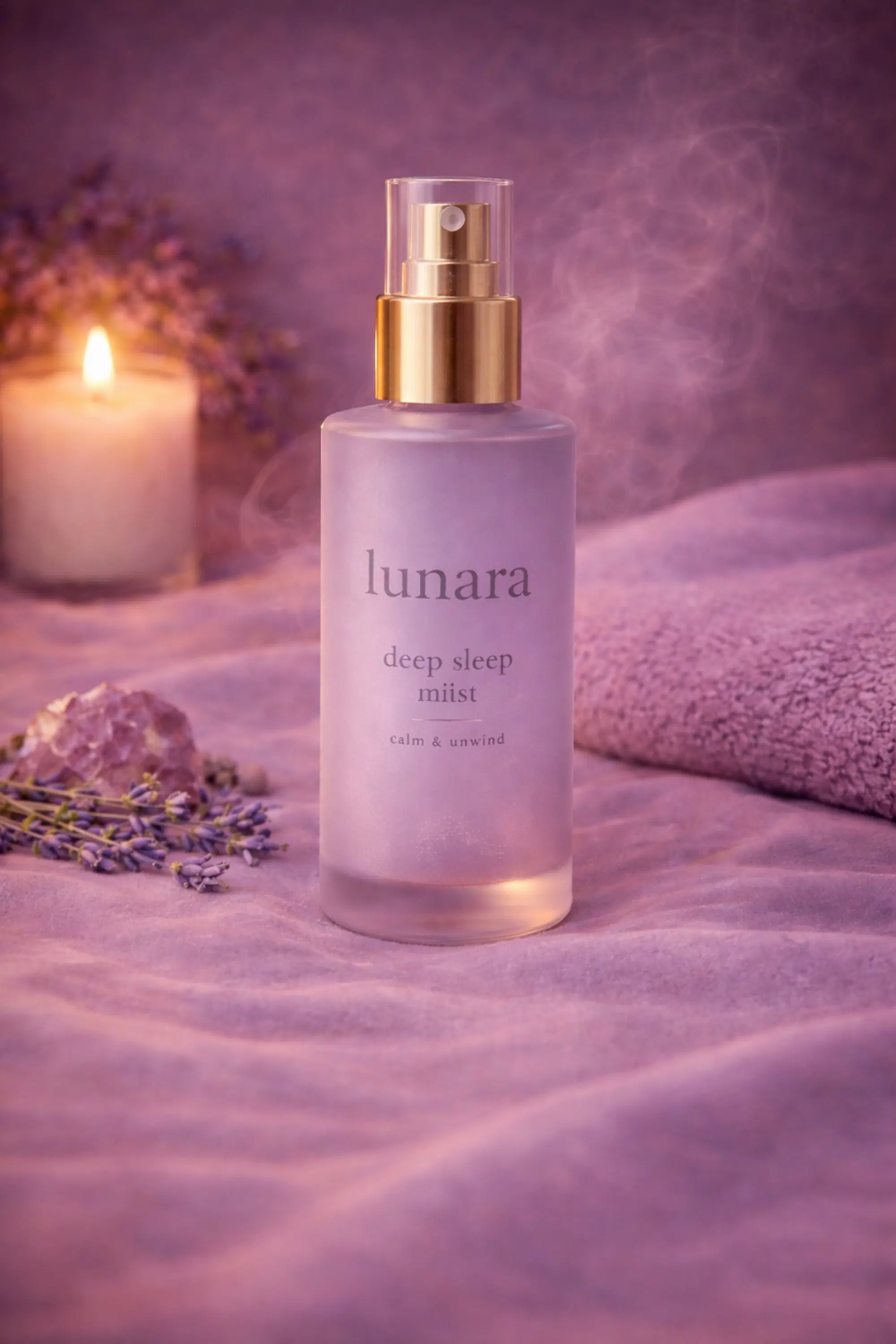 Lunara Deep Sleep Mist calming room spray for deep relaxation and restful sleep